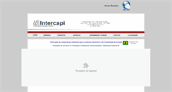 Desktop Screenshot of intercapi.com.br